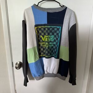 Vans Patchwork Rework Custom One of a kind made